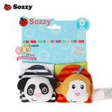 Sozzy Cartoon 4 piece Zebra