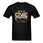 Gift Clothing T-Shirt Men Civil Engineer