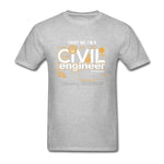 Gift Clothing T-Shirt Men Civil Engineer