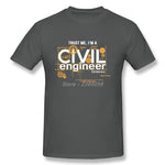 Gift Clothing T-Shirt Men Civil Engineer