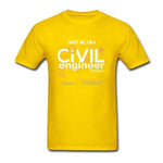 Gift Clothing T-Shirt Men Civil Engineer