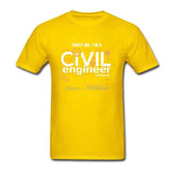 Gift Clothing T-Shirt Men Civil Engineer