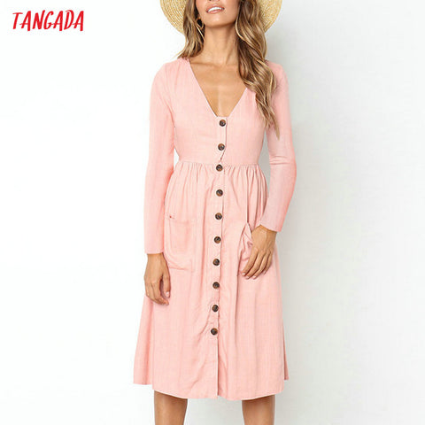 Tangada women midi dress