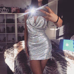 Liooil Sexy Sequin Party Dresses