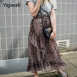 Streetwear leopard print skirt