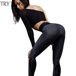 Leggings For Women Mesh Patchwork