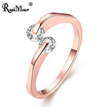 Jewelry Fashion Rose Gold ring