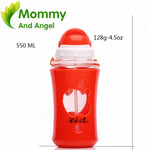 550ml Baby Feeding Soft Straw Bottles