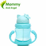 Cats 250ml Baby Feeding Straw Bottle